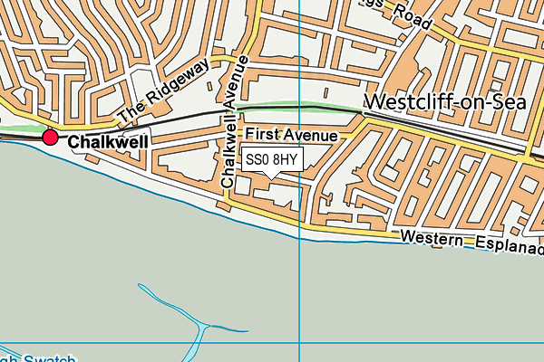 SS0 8HY map - OS VectorMap District (Ordnance Survey)