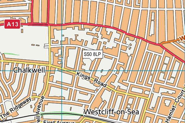 SS0 8LP map - OS VectorMap District (Ordnance Survey)