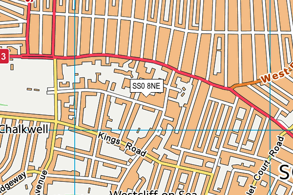 SS0 8NE map - OS VectorMap District (Ordnance Survey)
