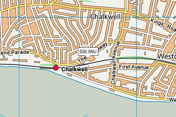 SS0 8NU map - OS VectorMap District (Ordnance Survey)