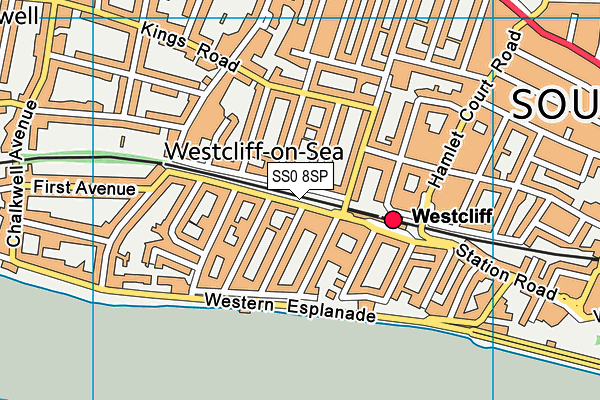 SS0 8SP map - OS VectorMap District (Ordnance Survey)