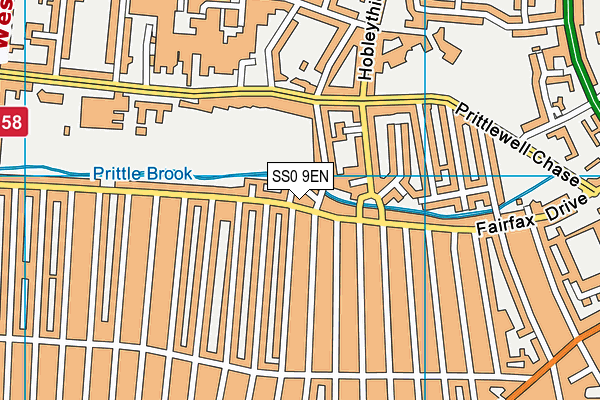 SS0 9EN map - OS VectorMap District (Ordnance Survey)