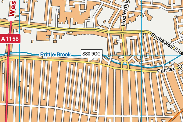 SS0 9GG map - OS VectorMap District (Ordnance Survey)