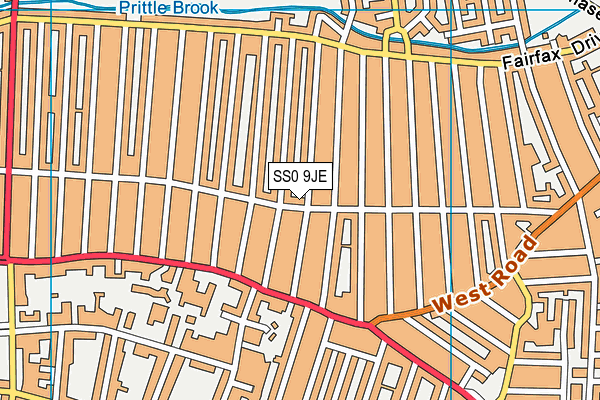 SS0 9JE map - OS VectorMap District (Ordnance Survey)