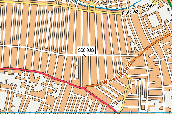 SS0 9JG map - OS VectorMap District (Ordnance Survey)