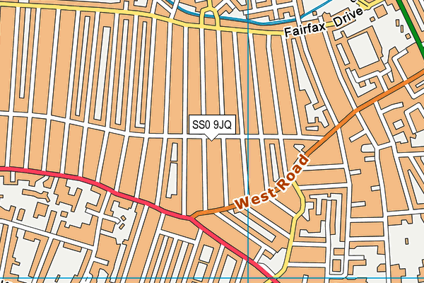 SS0 9JQ map - OS VectorMap District (Ordnance Survey)
