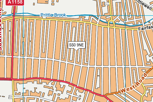 SS0 9NE map - OS VectorMap District (Ordnance Survey)