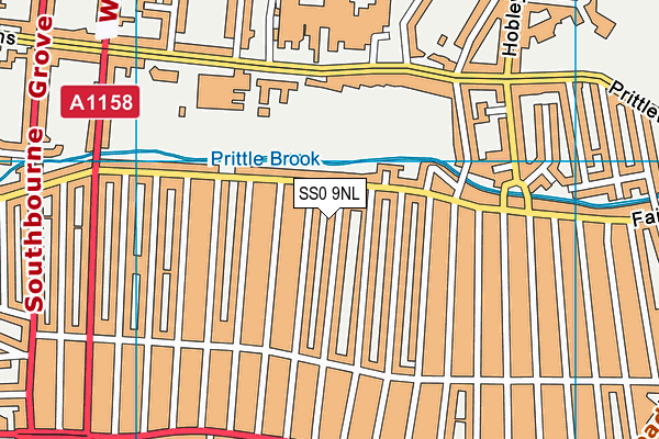 SS0 9NL map - OS VectorMap District (Ordnance Survey)