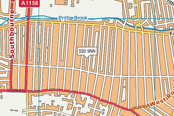 SS0 9NN map - OS VectorMap District (Ordnance Survey)