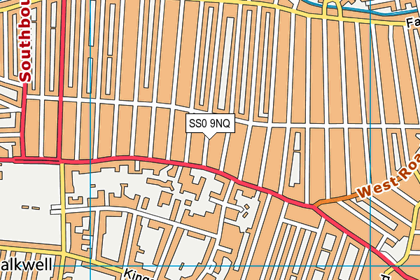SS0 9NQ map - OS VectorMap District (Ordnance Survey)