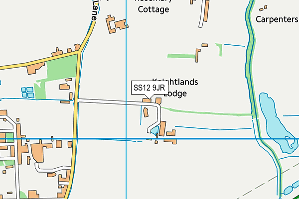 Map of LAINDON COMMUNITY CENTRE LIMITED at district scale