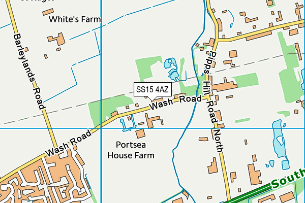Map of BLOOMS OF ESSEX WHOLESALE LTD at district scale
