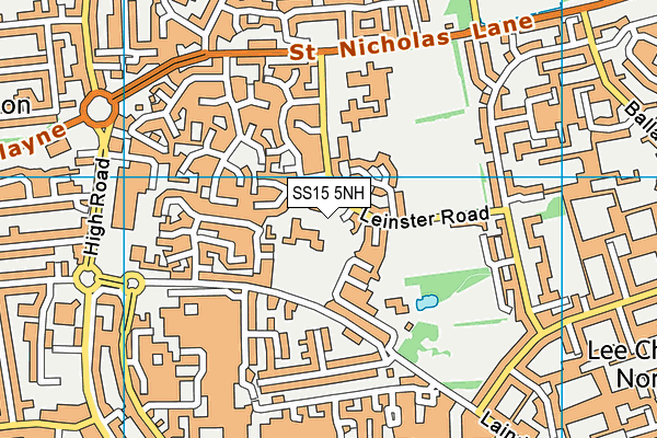 SS15 5NH map - OS VectorMap District (Ordnance Survey)
