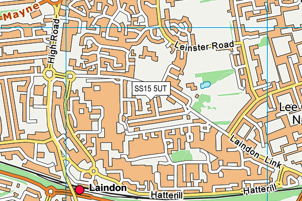 SS15 5UT map - OS VectorMap District (Ordnance Survey)