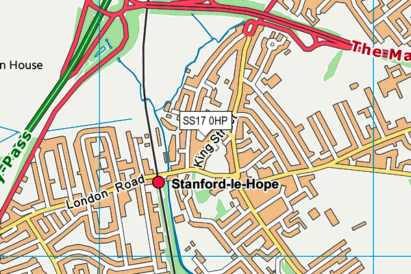 SS17 0HP map - OS VectorMap District (Ordnance Survey)