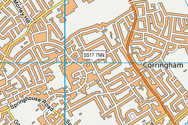 SS17 7NN map - OS VectorMap District (Ordnance Survey)