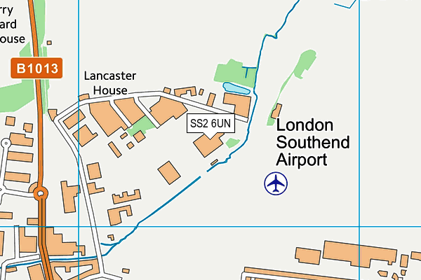 Flights Leisure (Closed) map (SS2 6UN) - OS VectorMap District (Ordnance Survey)