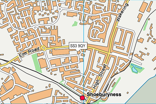 Map of CHELMSFORD OSTEOPATHY CLINIC LTD at district scale