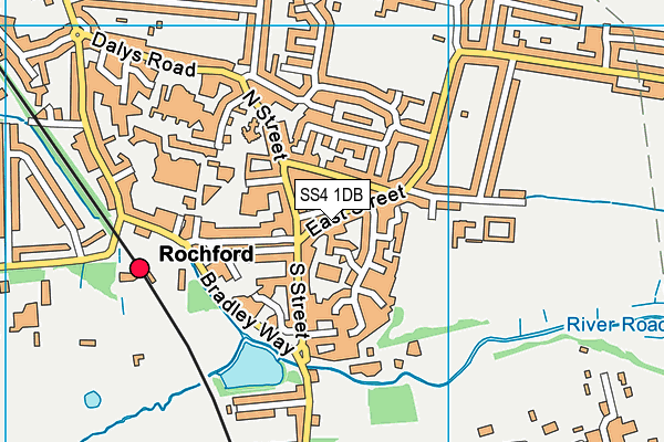 Map of ALAN THURLOW CONSULTING LIMITED at district scale