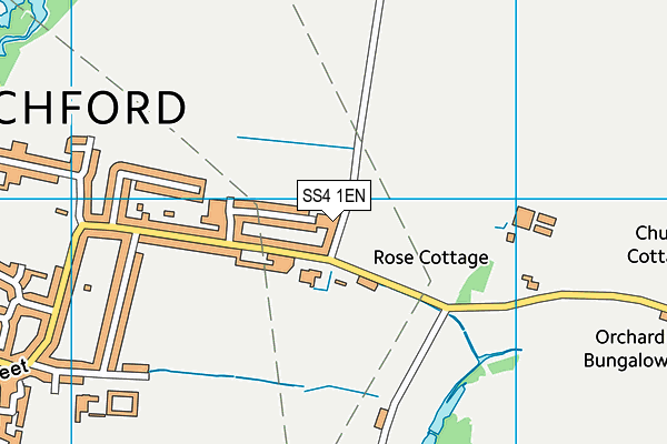 SS4 1EN map - OS VectorMap District (Ordnance Survey)