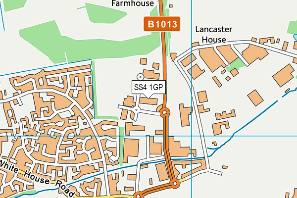 SS4 1GP map - OS VectorMap District (Ordnance Survey)