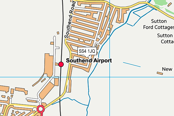 SS4 1JQ map - OS VectorMap District (Ordnance Survey)