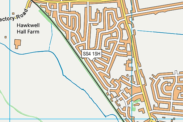 SS4 1SH map - OS VectorMap District (Ordnance Survey)