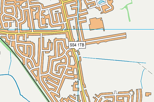 SS4 1TB map - OS VectorMap District (Ordnance Survey)