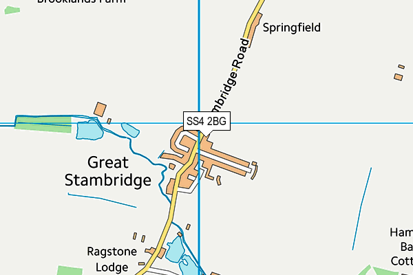 SS4 2BG map - OS VectorMap District (Ordnance Survey)