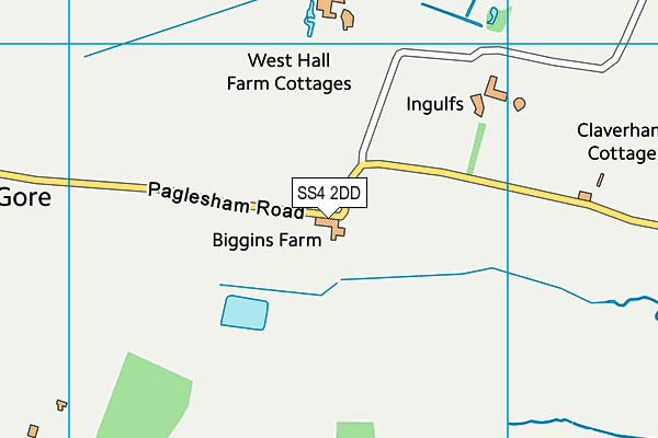 SS4 2DD map - OS VectorMap District (Ordnance Survey)