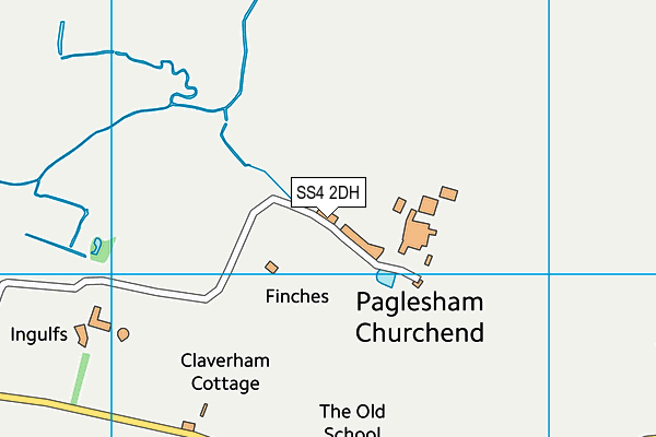 SS4 2DH map - OS VectorMap District (Ordnance Survey)