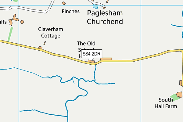 SS4 2DR map - OS VectorMap District (Ordnance Survey)