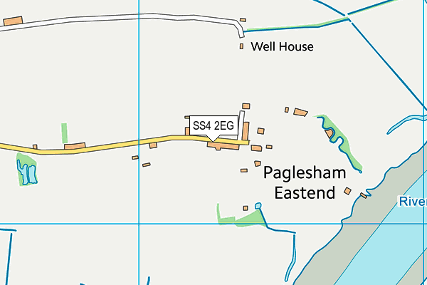 SS4 2EG map - OS VectorMap District (Ordnance Survey)