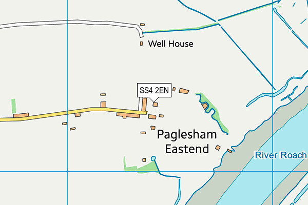 SS4 2EN map - OS VectorMap District (Ordnance Survey)