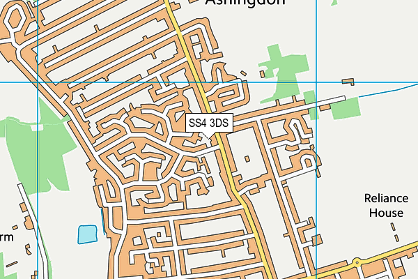 SS4 3DS map - OS VectorMap District (Ordnance Survey)