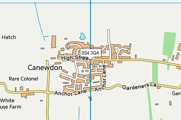 Canewdon Church of England Primary School map (SS4 3QA) - OS VectorMap District (Ordnance Survey)