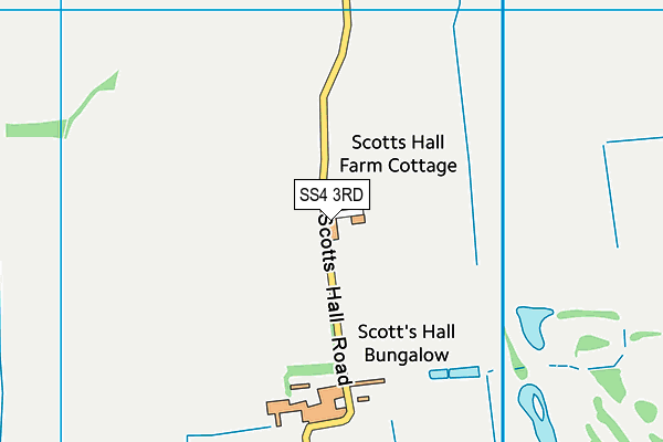 SS4 3RD map - OS VectorMap District (Ordnance Survey)
