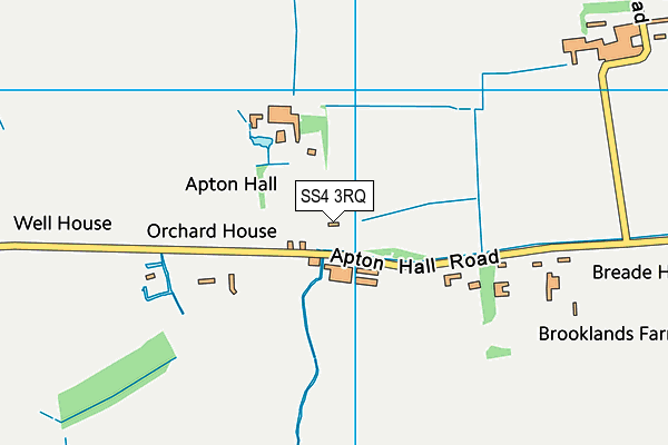 SS4 3RQ map - OS VectorMap District (Ordnance Survey)