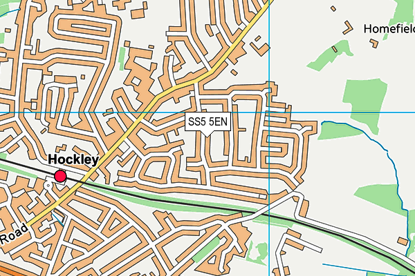 SS5 5EN map - OS VectorMap District (Ordnance Survey)