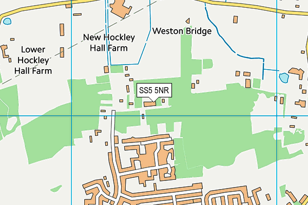 SS5 5NR map - OS VectorMap District (Ordnance Survey)