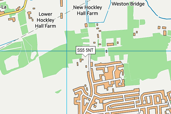 SS5 5NT map - OS VectorMap District (Ordnance Survey)