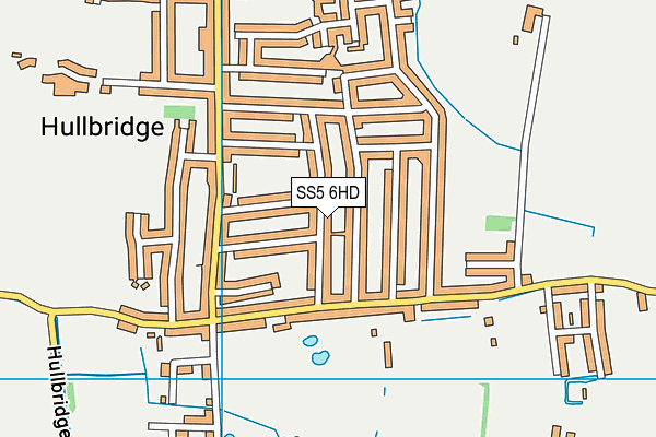 SS5 6HD map - OS VectorMap District (Ordnance Survey)
