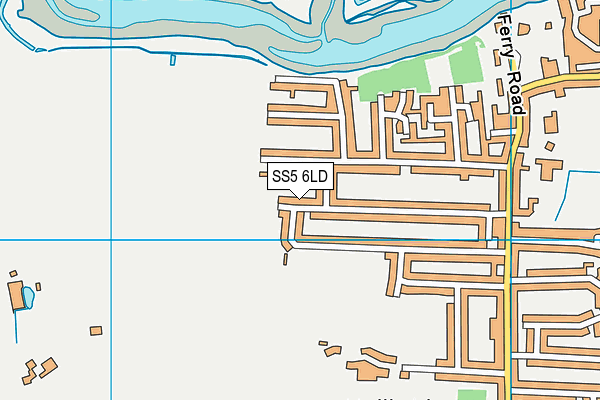SS5 6LD map - OS VectorMap District (Ordnance Survey)