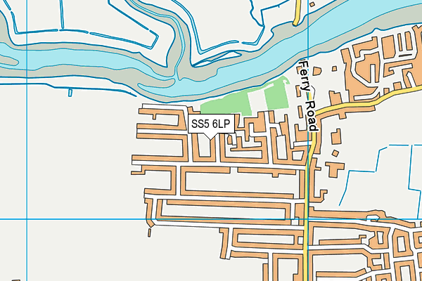 SS5 6LP map - OS VectorMap District (Ordnance Survey)