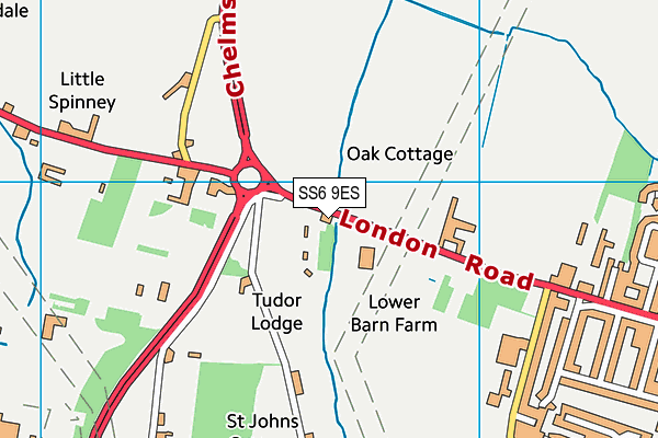 Map of RAYLEIGH MOTOR STORAGE LTD at district scale