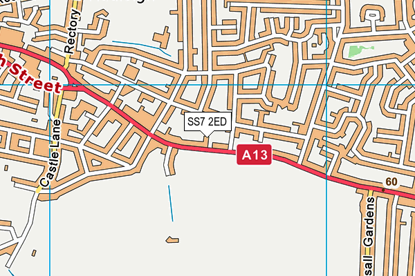 SS7 2ED map - OS VectorMap District (Ordnance Survey)