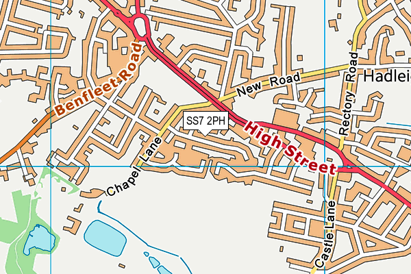 SS7 2PH map - OS VectorMap District (Ordnance Survey)
