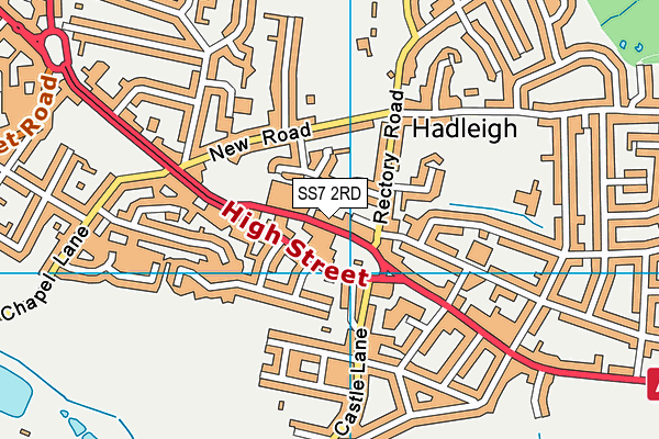 SS7 2RD map - OS VectorMap District (Ordnance Survey)