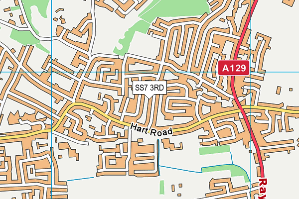 SS7 3RD map - OS VectorMap District (Ordnance Survey)