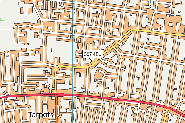 SS7 4EU map - OS VectorMap District (Ordnance Survey)